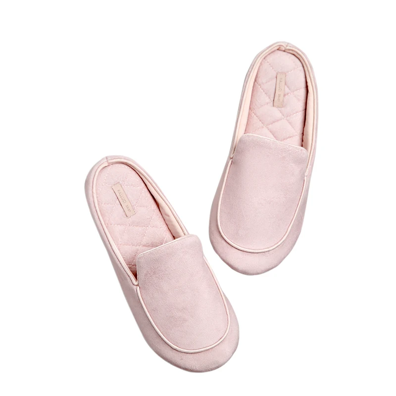 

Тапки женские на плоской и мягкой резиновой подошве, простые повседневные, бесшумные, водонепроницаемые, домашняя обувь, телесного цвета, осень