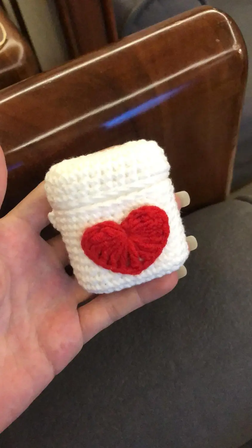3D милый чехол для наушников Airpods, чехол с рисунком из мультфильма, вязаный плюшевый чехол для Apple Airpods, 2 чехла, аксессуары для наушников с плюшевой собачкой и кроликом - Цвет: 15