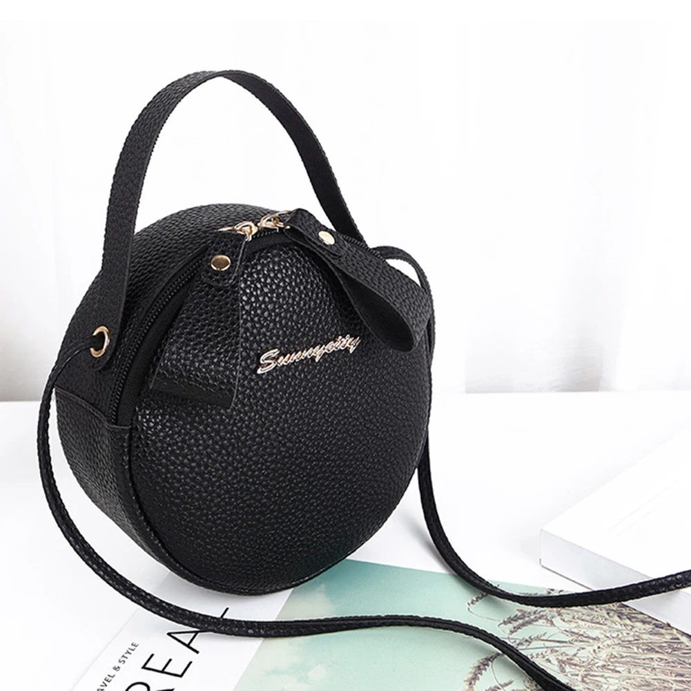 1 шт. кошелек через плечо сумки для женщин круглые сумка мессенджер мини из