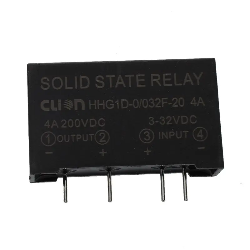 Вход 3-32V DC Выход 4A 200V 4 Pin PCB твердотельное реле HHG1D-0/032F-20 | Обустройство дома