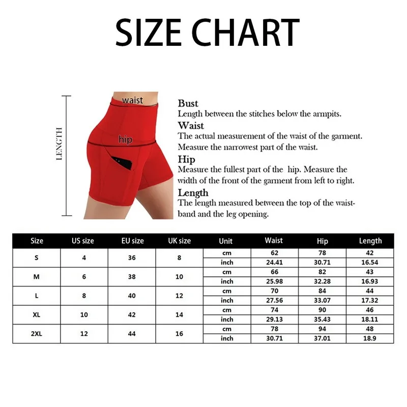 

Women Sports Shorts 2021 Summer Gym Jogging Running Yoga Shorts High Waist Lifting Push Up Pocket Fitness Trousers Exercise Pant