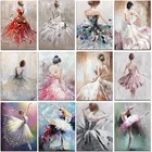 Алмазная 5d картина JIEME сделай сам, вышивка крестиком балерины, фигурка, мозаика, украшение для дома, картина, подарок для детей