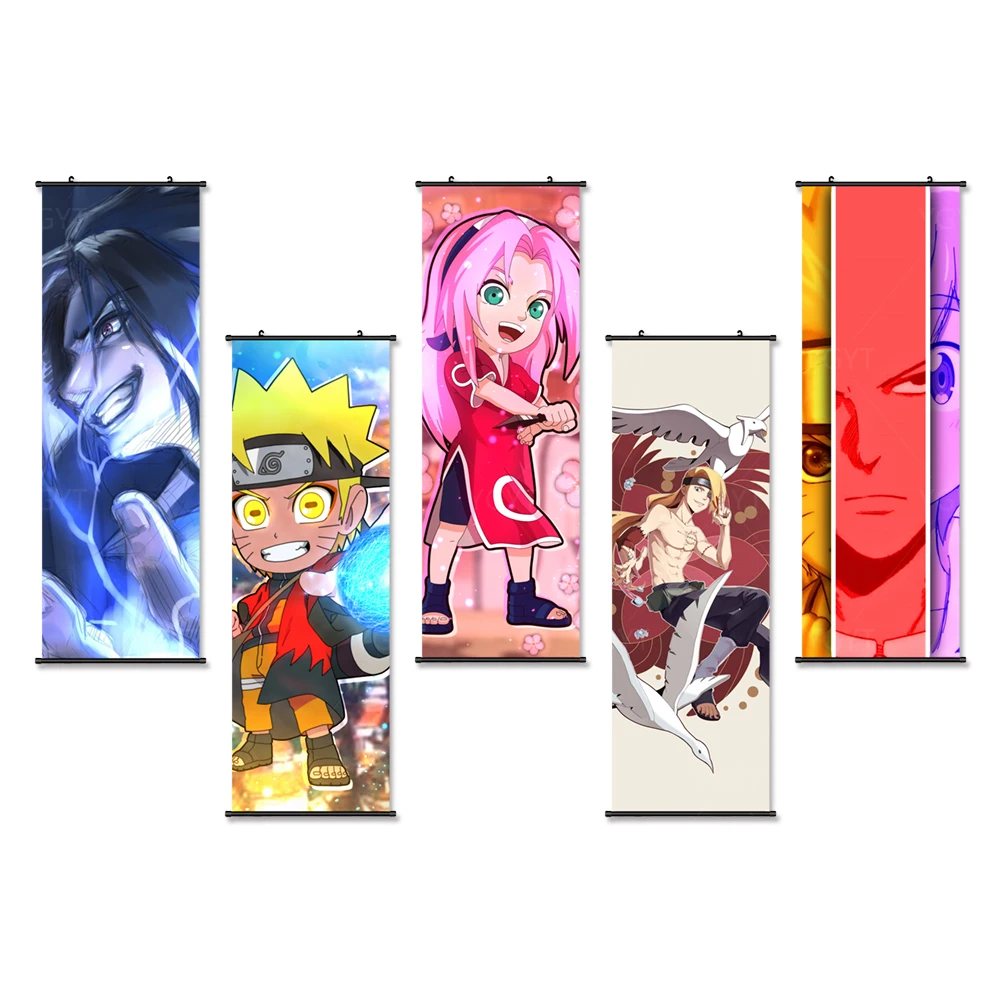 

Modular Japanese Anime Canvas Painting Naruto Bandai Picture Decor Home Bedroom Wall Art Plastic Hanging Scroll HD Prints Poster