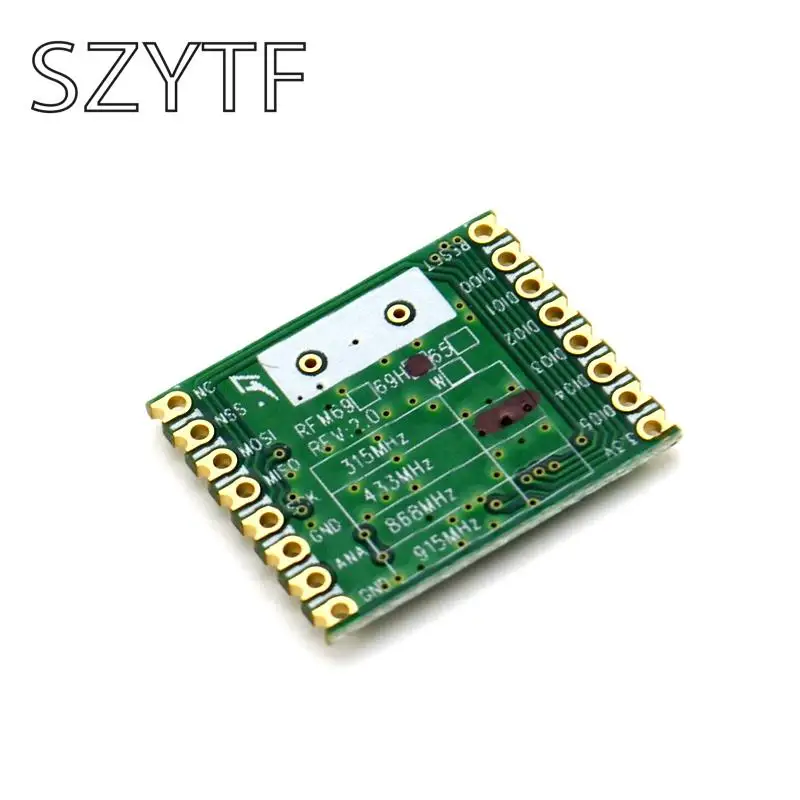 1 шт. RFM69W RFM69 | 433 МГц 868 915 FSK модуль трансивера 13dBm частота Электронные компоненты и