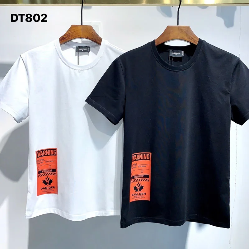 

2021 Overseas Authentic NEW T-Shirt D2 O-Neck Short tees sleeve Tops DSQ2 Men's Clothing DT802