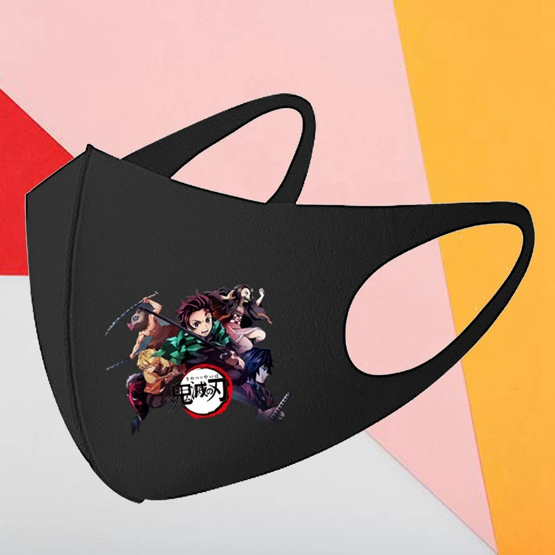 Kimetsu no Yaiba Masker аниме косплей маска рассекающий демонов Kamado Tanjirou Giyuu Tomioka Nezuko Kawaii Maska