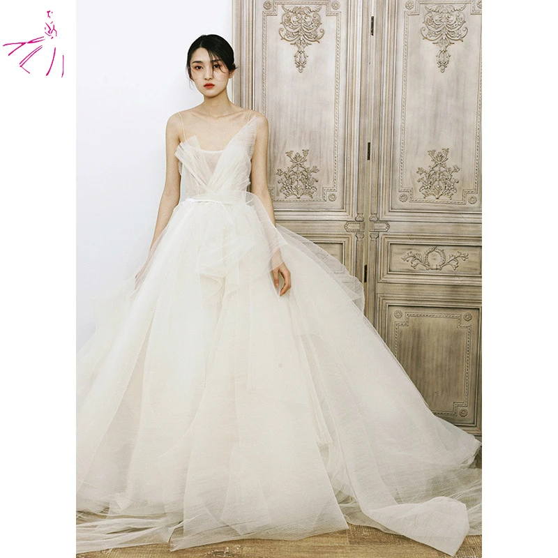 Индивидуальный дизайн 2020 бальное платье свадебное Вера Ван платья для невесты |