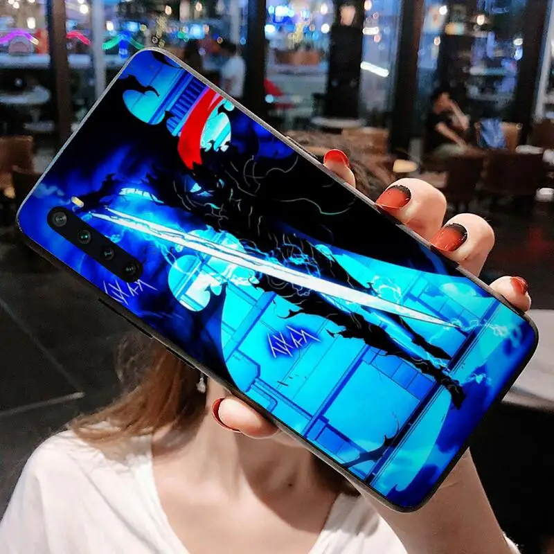 

Anime solo leveling Phone Case for Xiaomi Mi Note 10 Lite Mi 9T Pro xiaomi 10 10 CC9 Pro 9SE