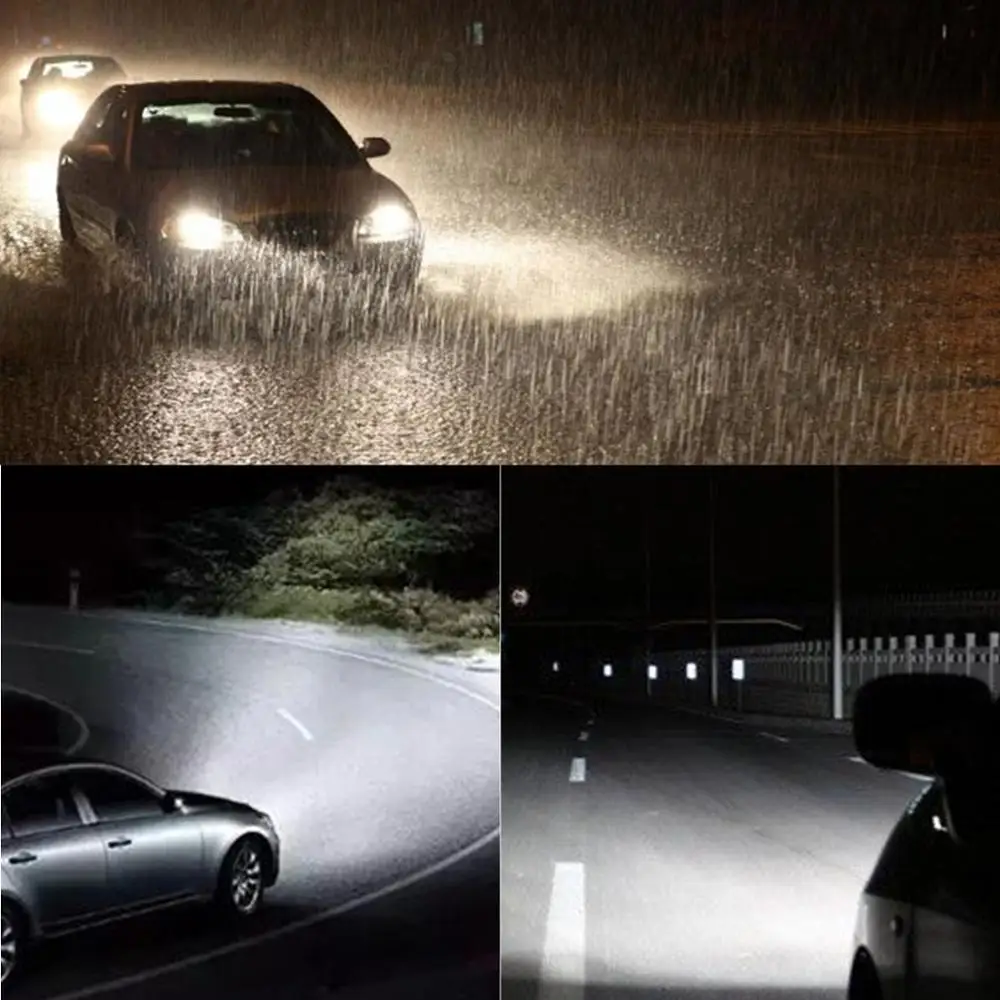 Мини Размеры автомобилей головной светильник H4 H7 светодиодный 6500K H1 H9 H11 лампы