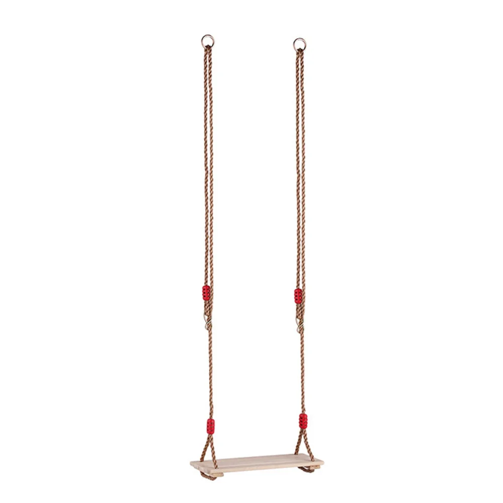 

Wooden Swing Hanging Swing Nylon Rope Swing Set for Kids Adults Indoor Outdoor