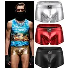 Трусы-боксеры jockmail мужские, пикантное нижнее белье из змеиной кожи, гей-трусы с карманом для пениса, трусы-боксеры для ЛГБТ