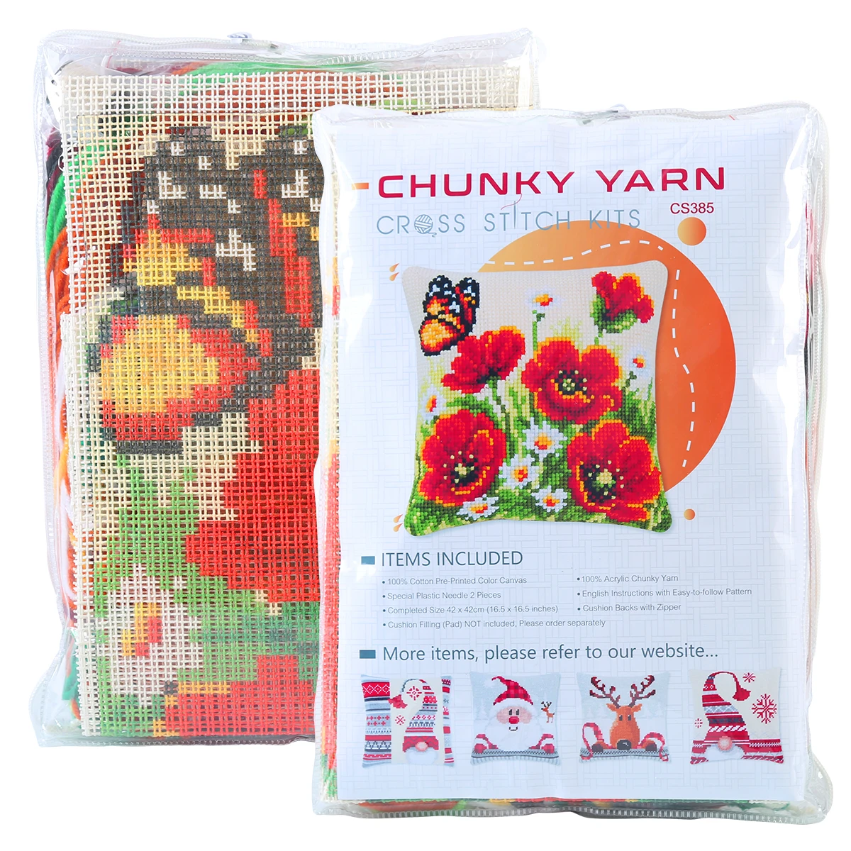 Крестиком чехол для подушки Лев дружбы 100% акриловой пряжи Подушка Чехол не