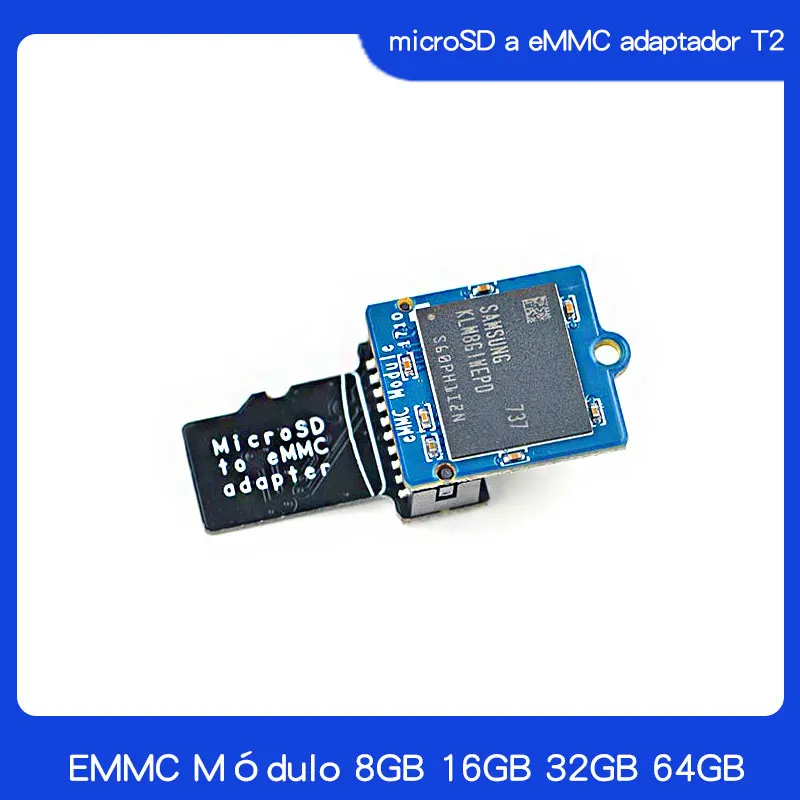 Оригинальный EMMC модуль 8 ГБ 16 32 64 с адаптером microSD turn eMMC|Аксессуары для