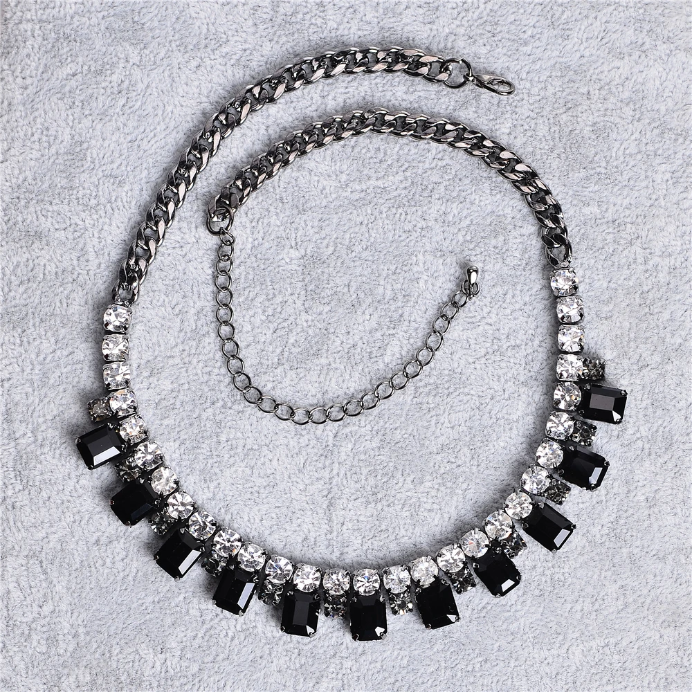 Ожерелье с подвеской яркие Стразы ювелирные изделия новые женские популярные