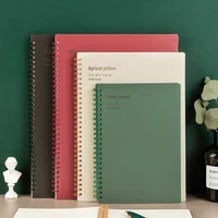 skysonic a5b5a4 classical pp coil line spiral notebook journals morandi basic diary weekly planner book school stationery
