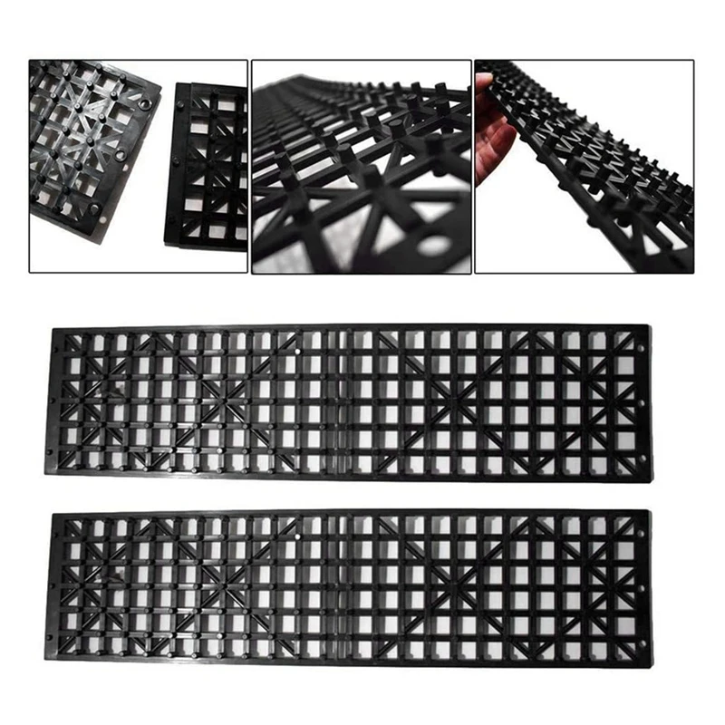 2PCS Car Road Trouble Clearer Auto Vehicle Off Mud Tire Skid Plate Self-Driving Off-Road Recovery Non-Slip Tracks | Автомобили и