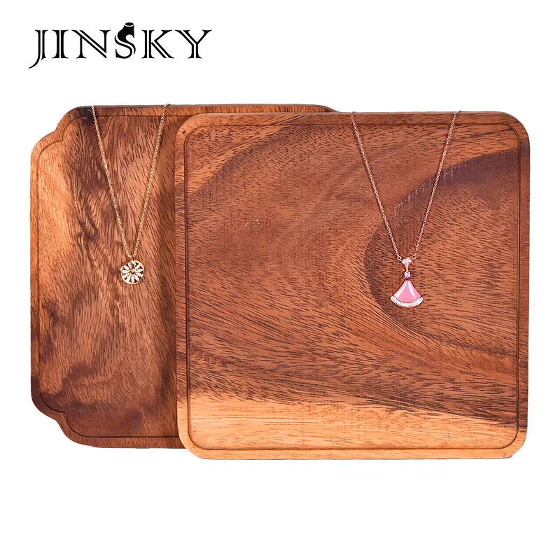 Factory Wholesale Wooden Jewelry Tray Look Pallet Ring Earring Necklace Tray Jewelry Storage Display Tray