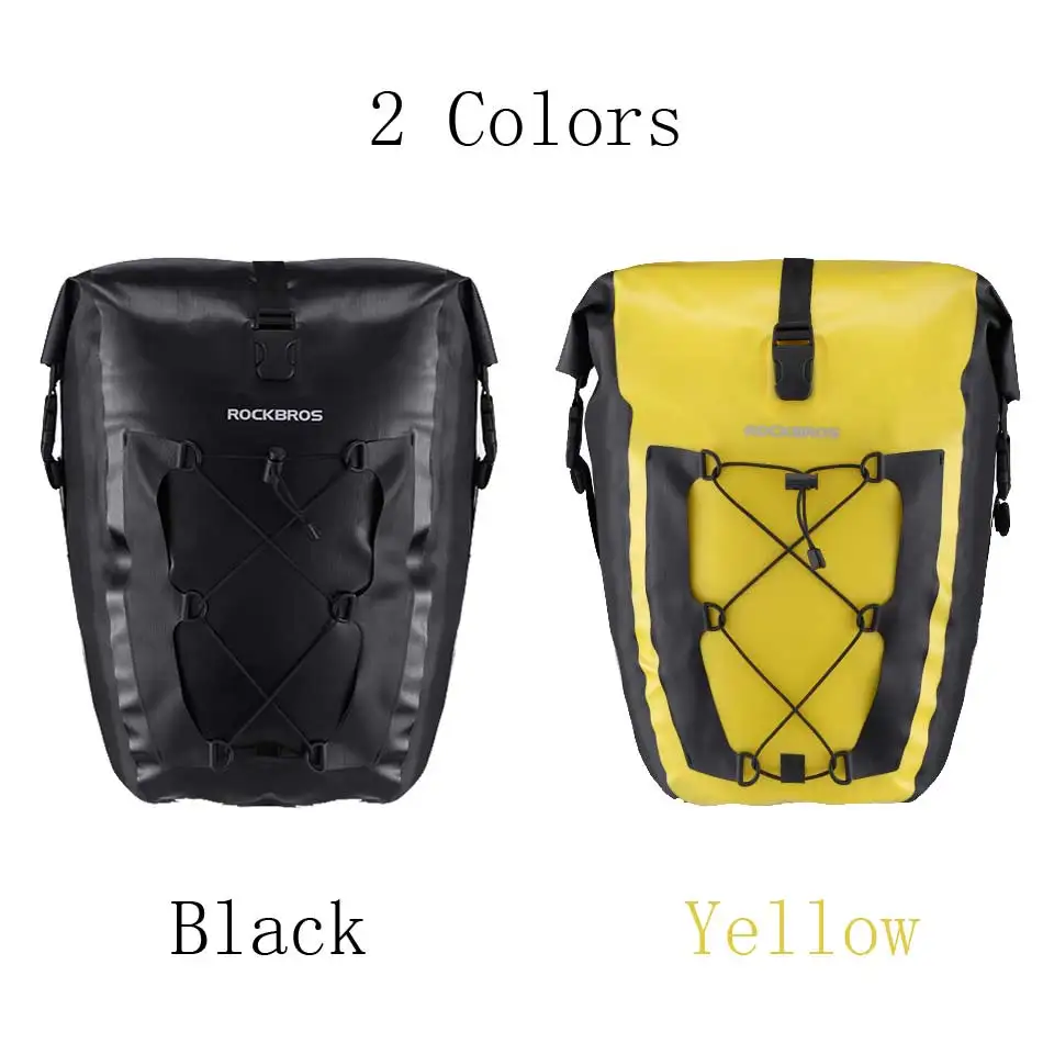 ROCKBROS 20L Водонепроницаемая велосипедная сумка складная задняя стойка задние