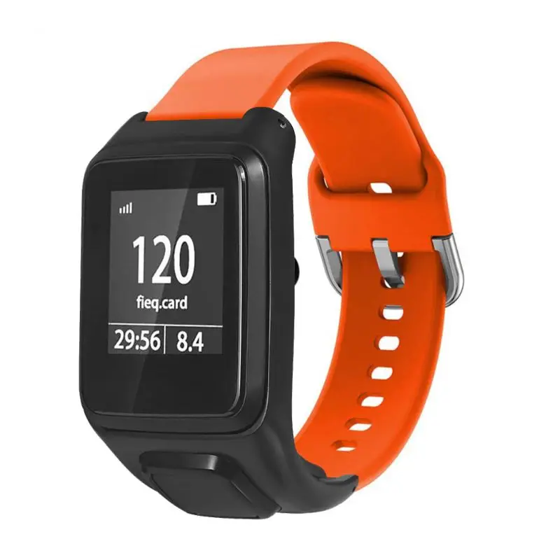 Против царапин силиконовые замена наручные часы ремешок браслет для TomTom ADVENTURER/Runner 2 3/Spark 3 доступ к спортивным часам