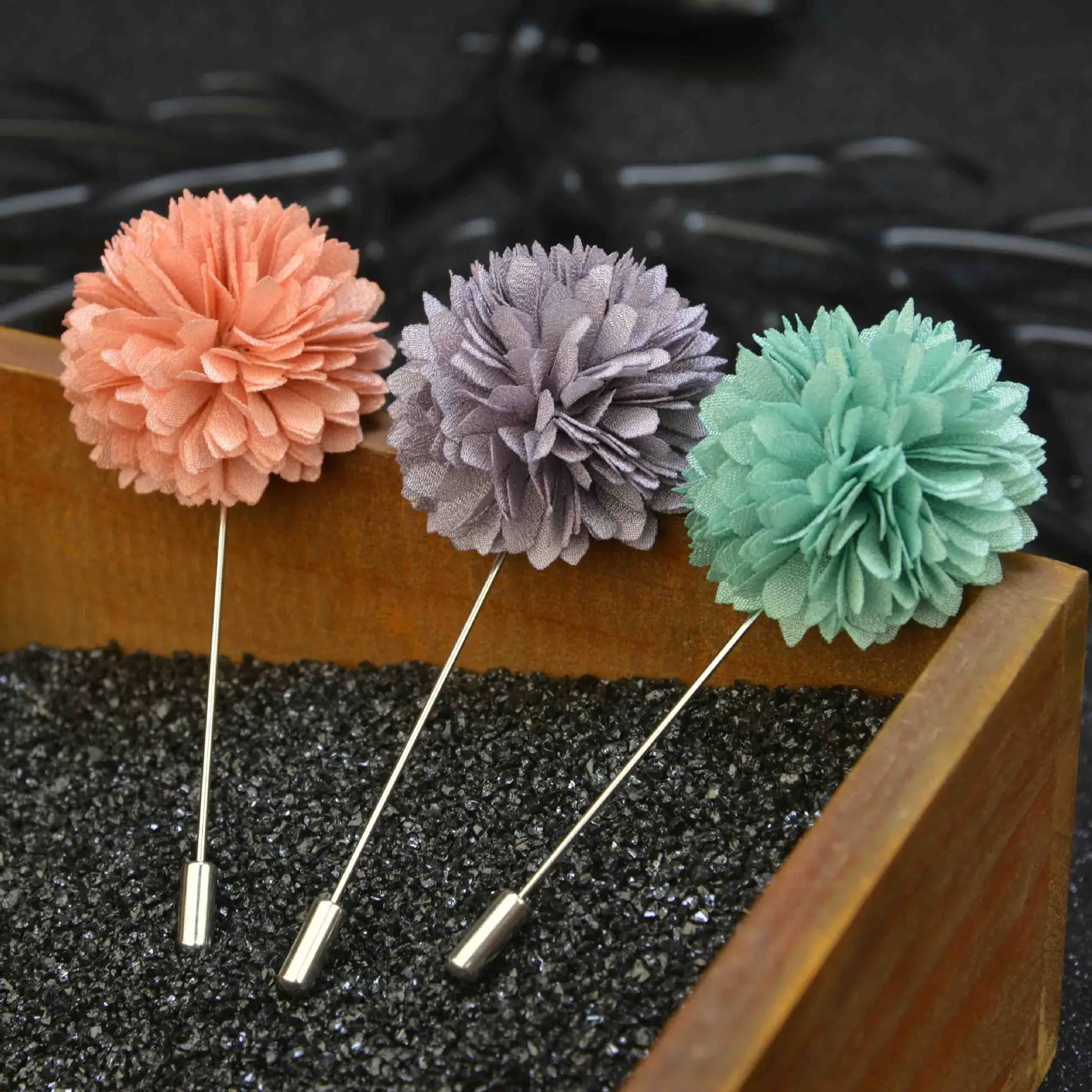 Мужская винтажная булавка для костюма ручной работы лацкана с цветами