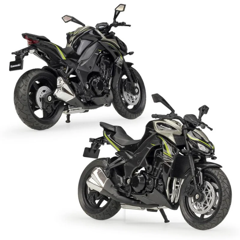 Модель 1/18 Kawasaki модель 2017 Z 1000 R игрушечный мотоцикл автомобиль из сплава литые