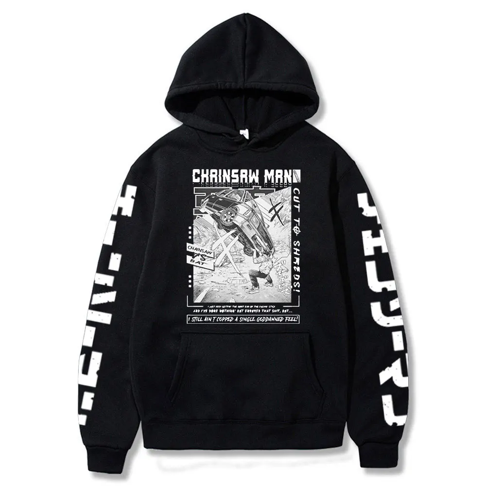 

Толстовки с капюшоном Denji похита макима манга из японского аниме «бензопила», свитшоты, Забавный спортивный костюм, флисовая зимняя толстов...