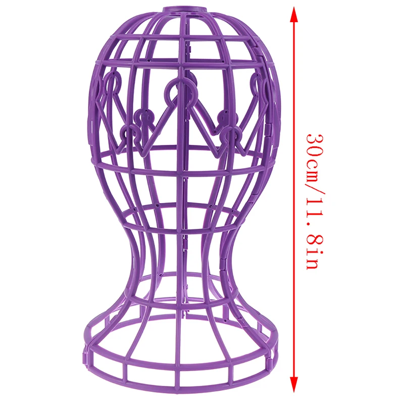 

1pcs Wig Stands Hat Cap Holder Storage Rack Wigs Support Dryer Tool Foldable Wig Hair Styling Tool