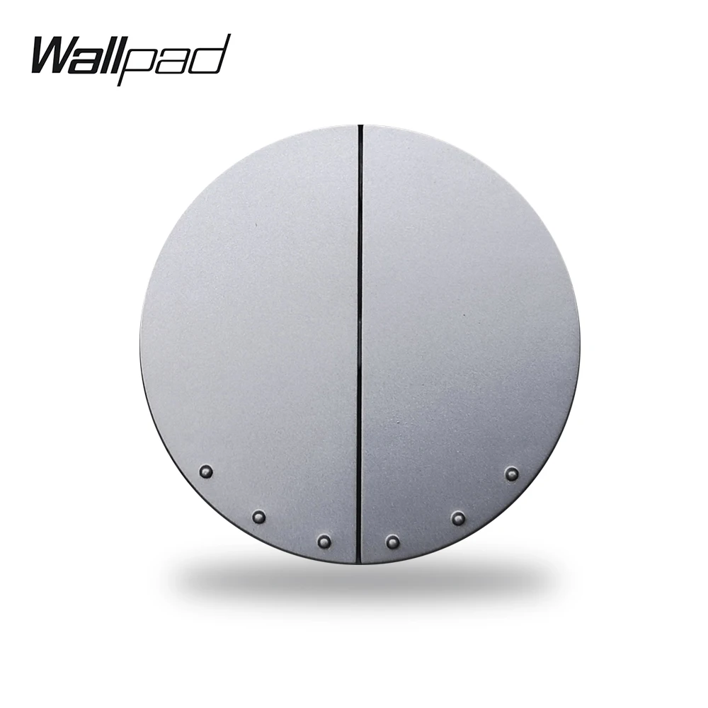 Wallpad L6 2 банды кноКнопка ный Мгновенный переключатель ролик модульный 5 цветов DIY