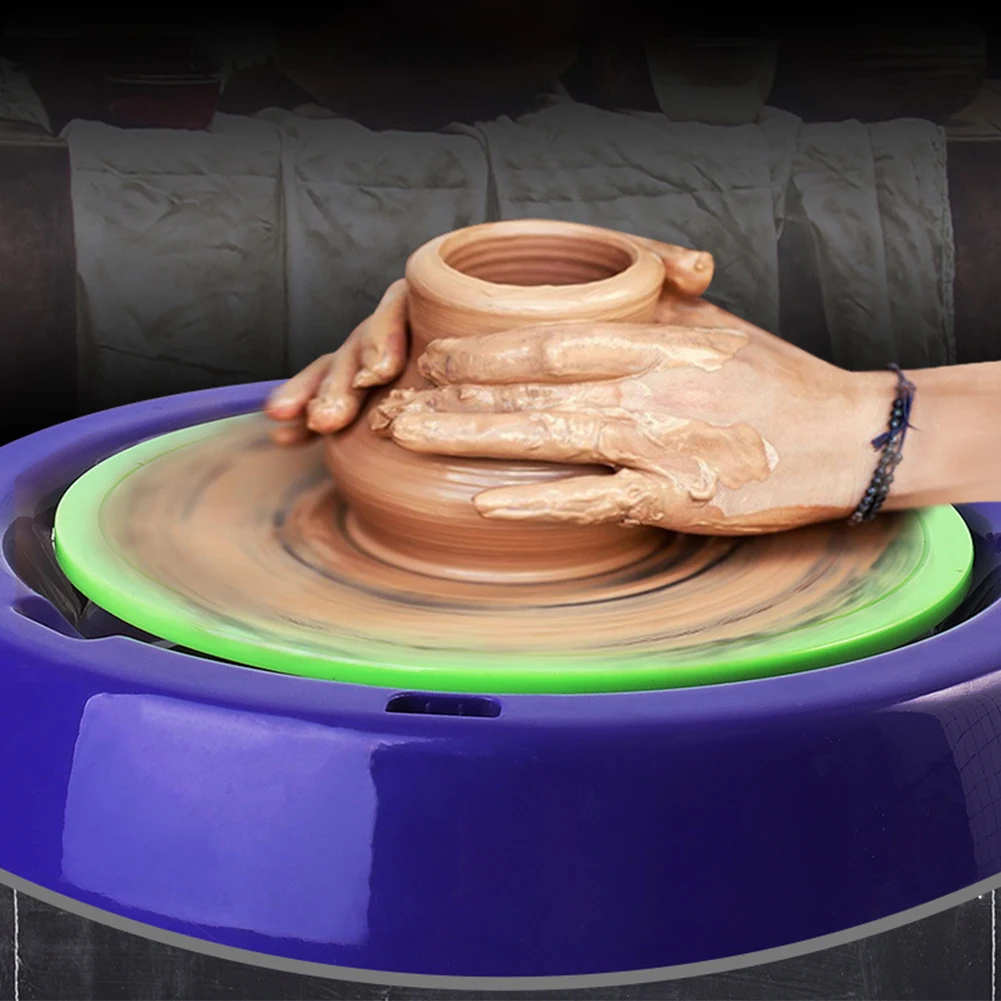 

Pottery Wheel Gift Electric Ceramic Machine Handmake Children Educational Arts Mini Plastic Craft Portable DIY Toys Kids