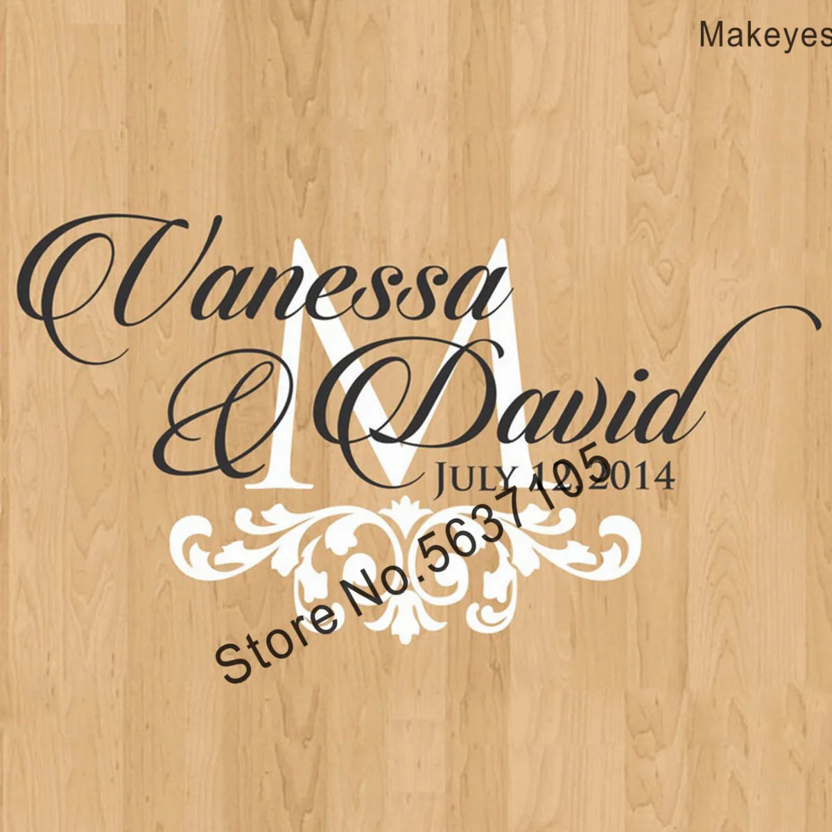 Наклейка Makeyes Q272 для украшения пола Виниловая наклейка на стену индивидуальное