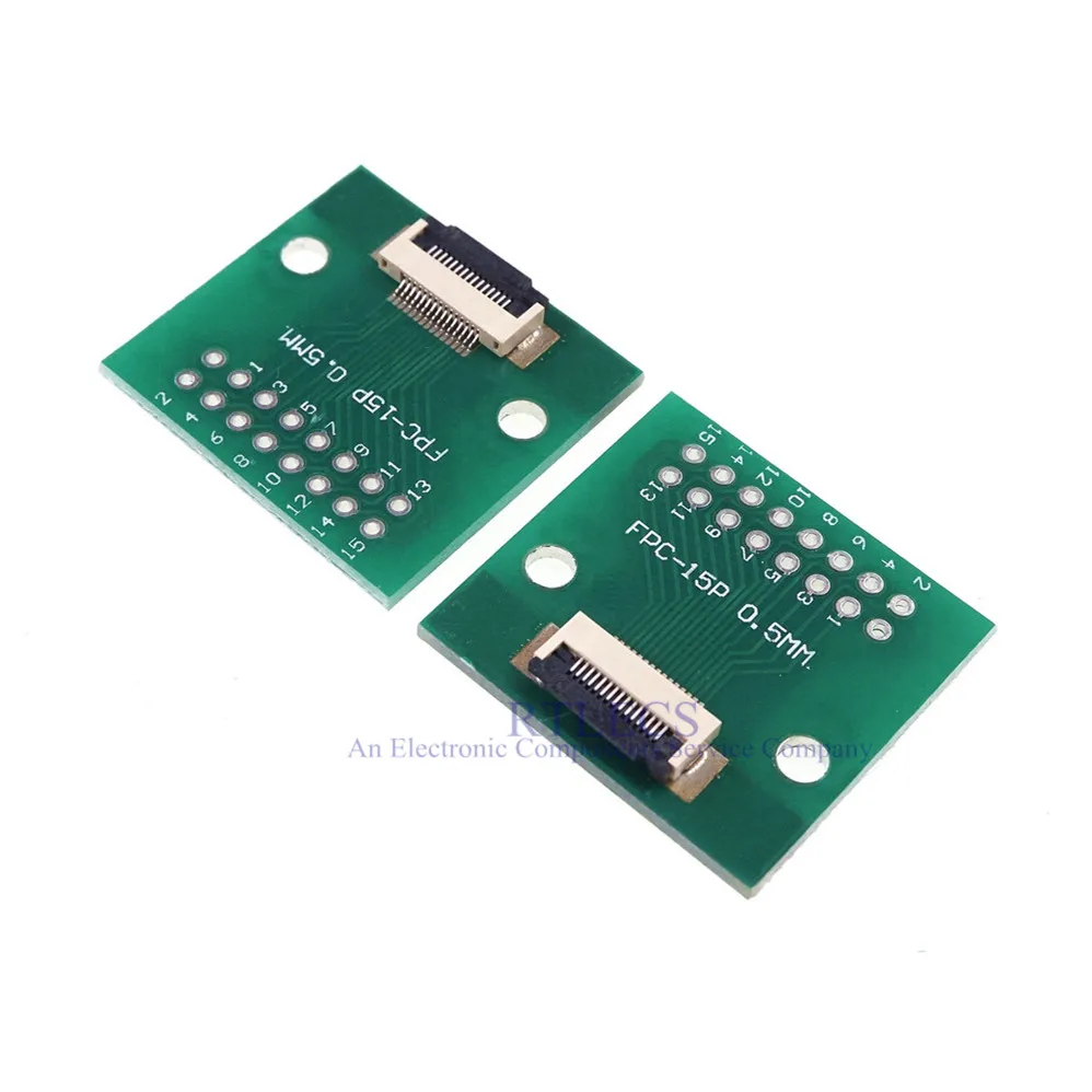 Гибкий плоский кабель FFC FPC 2 шт. адаптер с 15 контактами от 0 5 мм до 54 x контактов