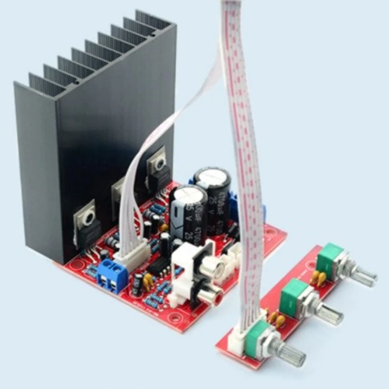 

LM1875 Super Bass 2.1 Subwoofer Amplifier Board Three-Channel Speaker o Amplifier Board(DIY Kit)