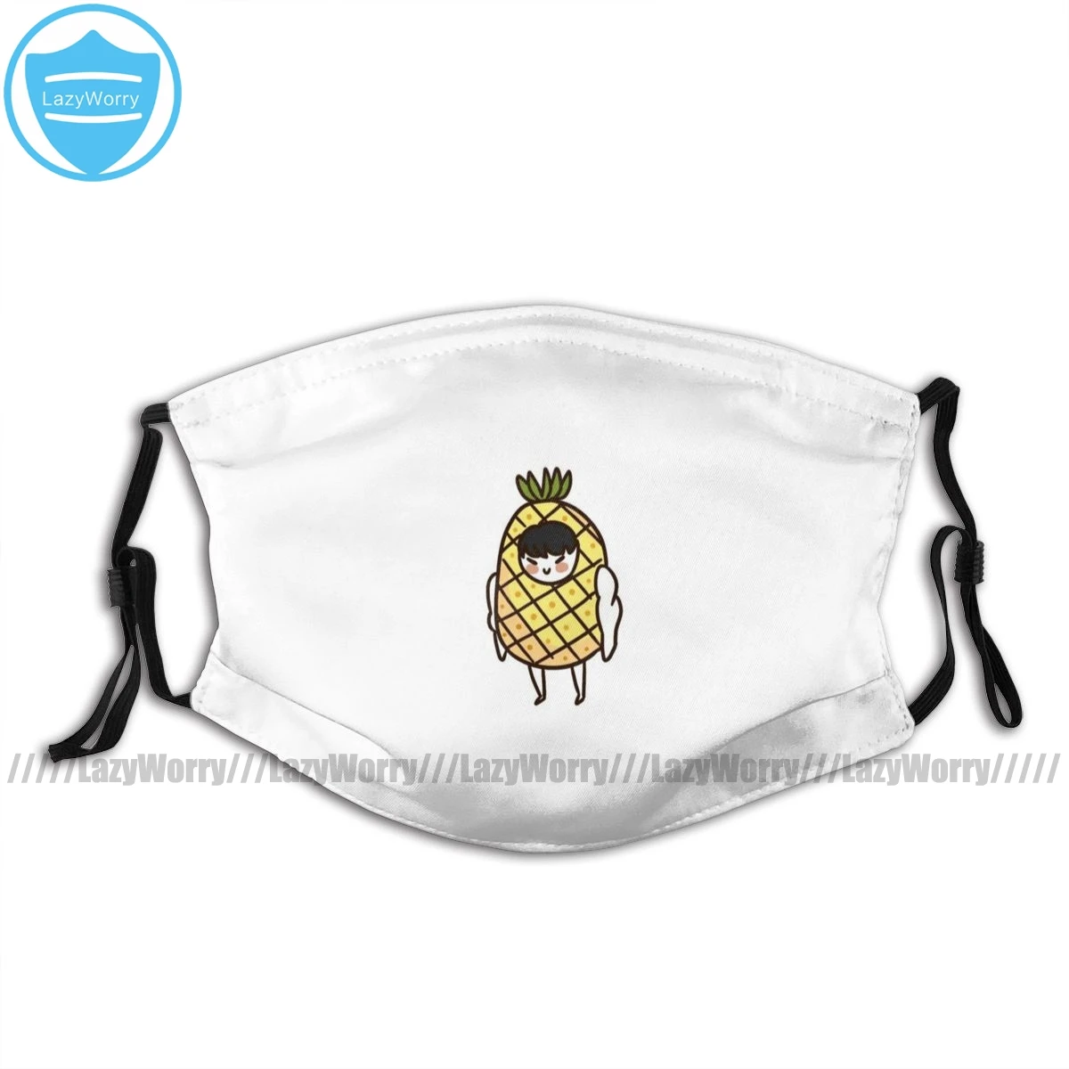 

Monsta X Mouth Face Mask Monsta X Pineapple Wonho Facial Mask for Adult Cool with Filters Kawai Mask