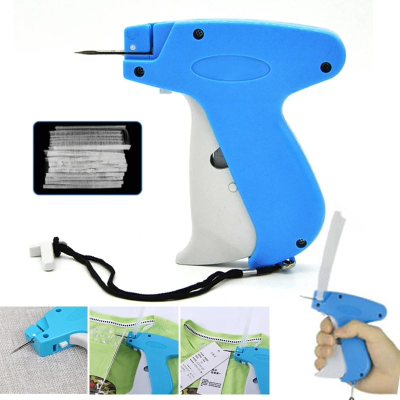 

Clothing Garment Brand Price Tag Tool Label Needle Machine +2000pcs White Barbs Set