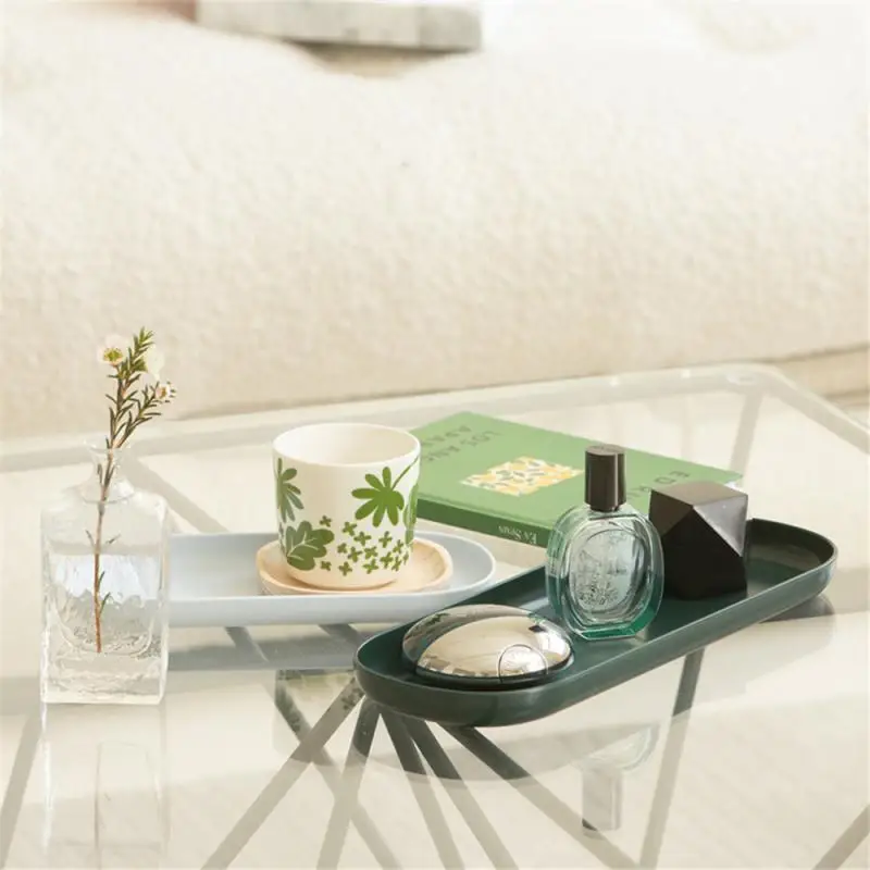 Домашний поднос Прямоугольный белый хлеб торт сервировочный Чай лоток Пластик