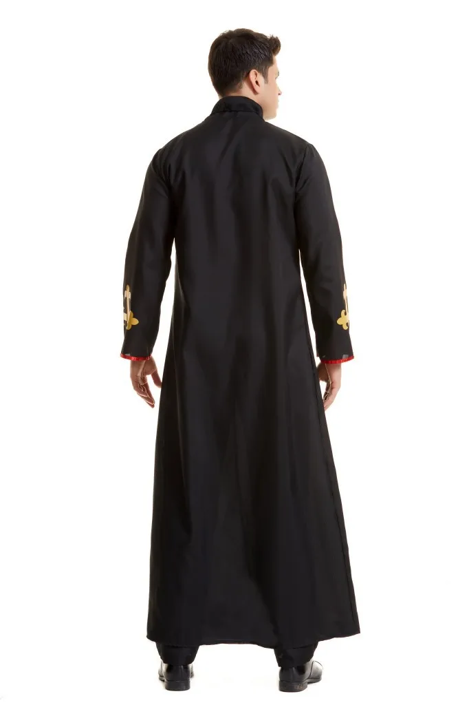 Костюм для взрослых на Хэллоуин костюм священника пасхального миссионера Иисуса