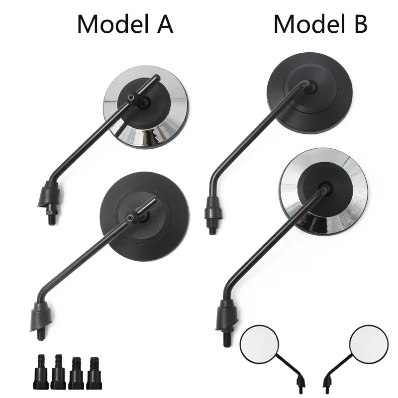 Универсальное круглое зеркало заднего вида для мотоцикла скутера