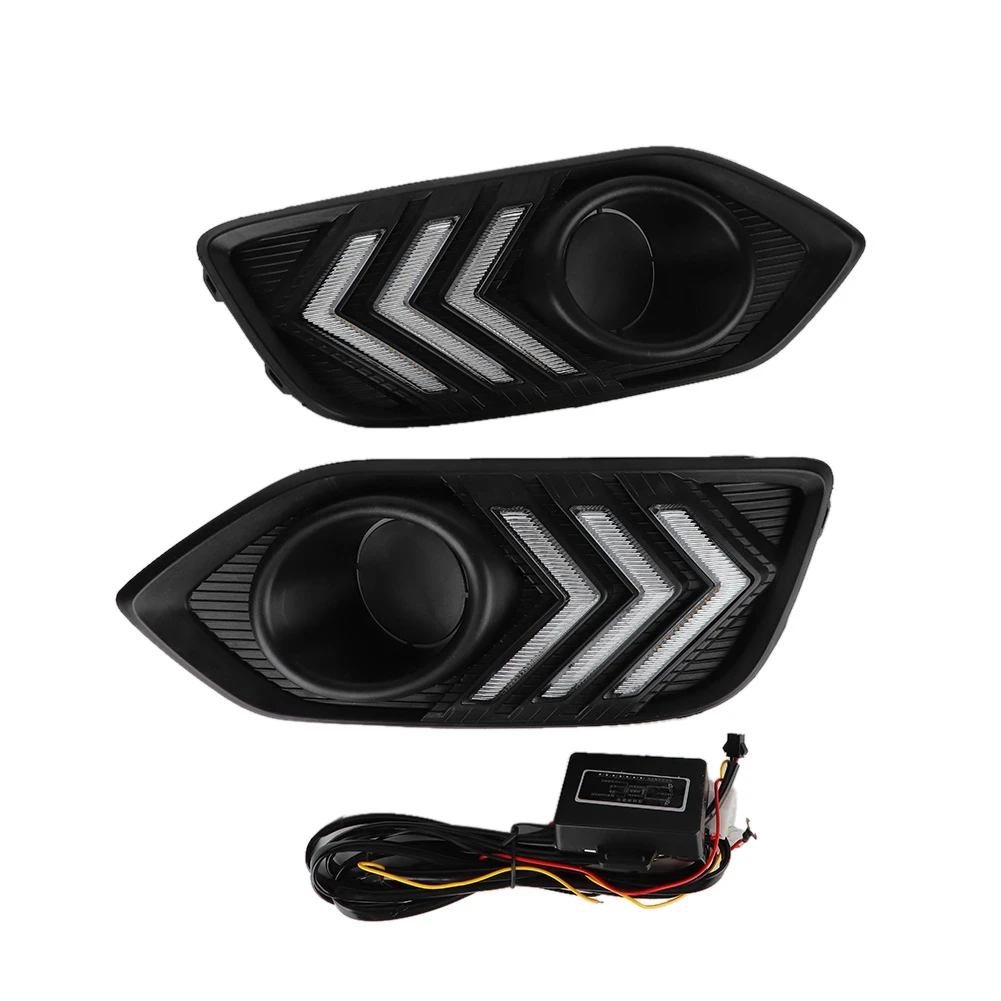 

1 Pair Car LED Turn Signal Lamp Daytime Running Light Fit for Honda HRV HR-V 2018-2019