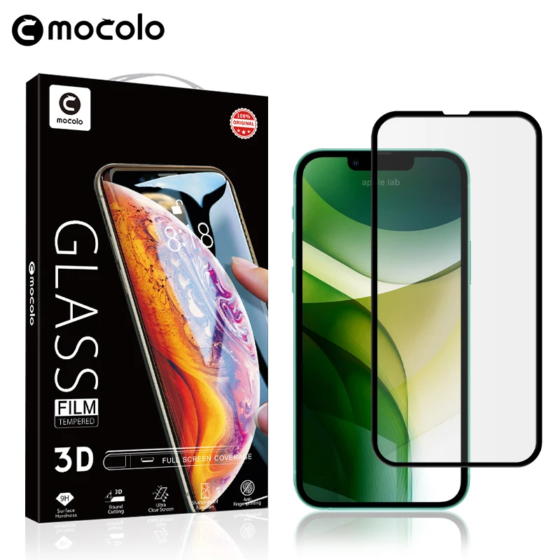 

for iPhone 13 Screen Protector Mocolo 13 Pro 3D Coverage Full Glued Tempered Glass Film for iPhone 13 Pro Max Screen Protector