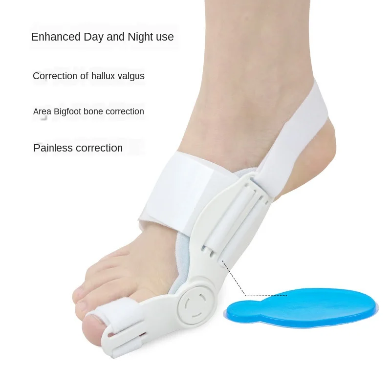 

1Pcs Hallux Valgus Splint Toe Correction Bicyclic Bunion Thumb Orthopedic Bone Big Toe Separator Finger Pedicure Foot Insoles