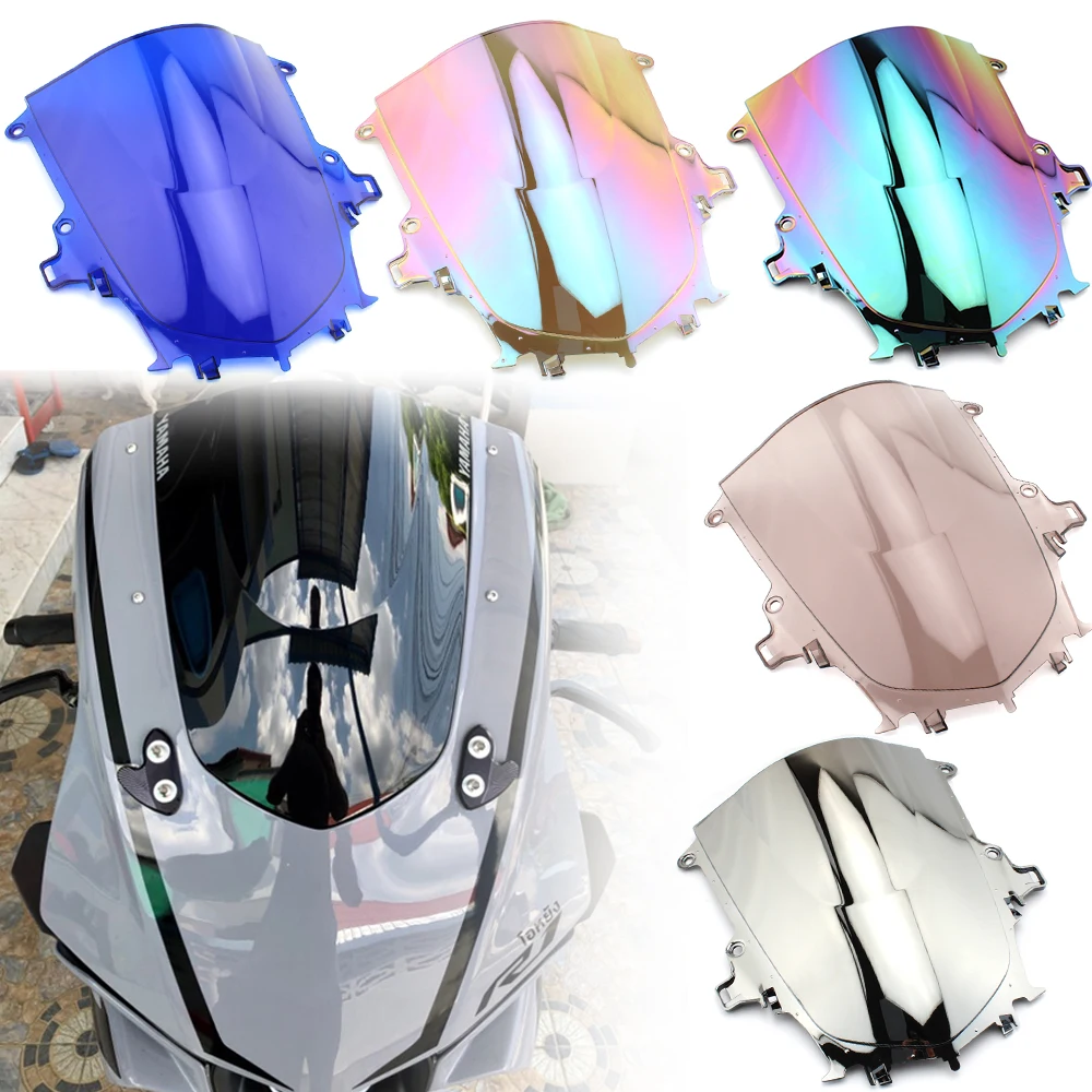 

Ветровое стекло для 2015 2016 2017 2018 2019 Yamaha YZF-R1 YZF R1 R1M R1S ветрозащитные дефлекторы ветрового стекла дымовой иридий