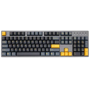 taihao abs double shot keycaps midnight for diy gaming mechanical keyboard color of black yellow 104 ansi free global shipping