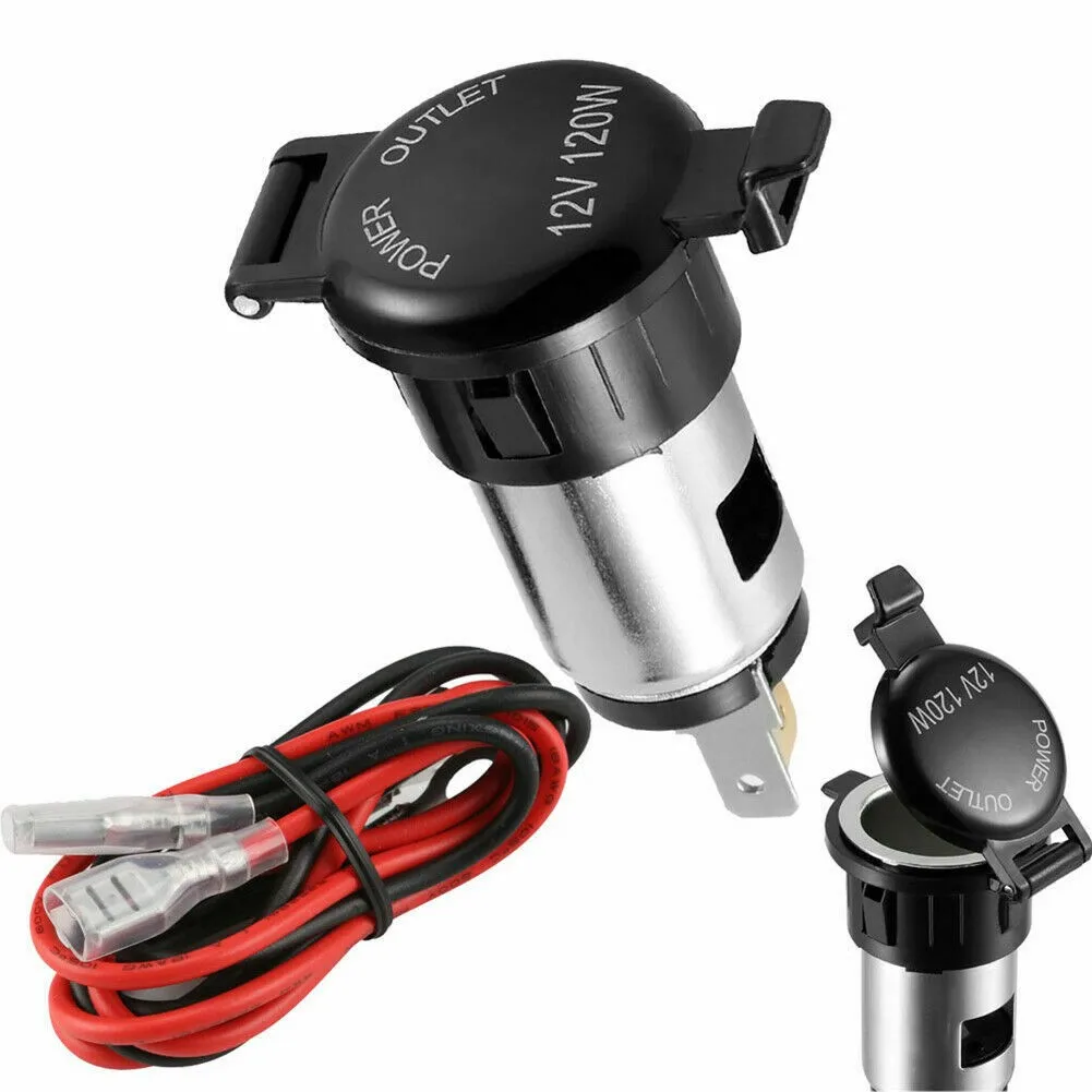 

12V USB Cigaret Lighter In The Car Waterproof Socket Charger Power Adapter Cable Fuse Auto Interior Parts
