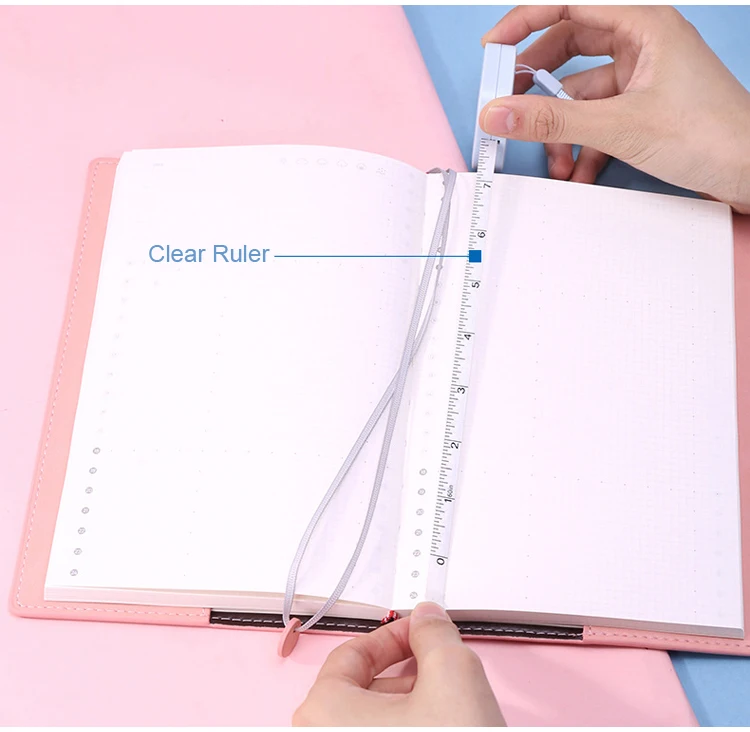 Lovely Candy Color Ruler Cute Macaron Tape Measure Box Portable Fashion Design School Office Rulers Stationery Supplies