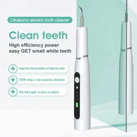 electric sonic dental calculus scaler oral teeth tartar remover plaque stains cleaner removal teeth whitening portable with led