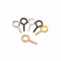 200ps 613mm eye pins eyepins hooks eyelets screw threaded jewelry pendant clasps for diy jewelry making accessories supplies