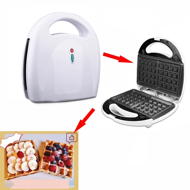 4 в 1 машина для завтрака печенья вафельница пончиков Снэк кемпинга помощник 750 Вт