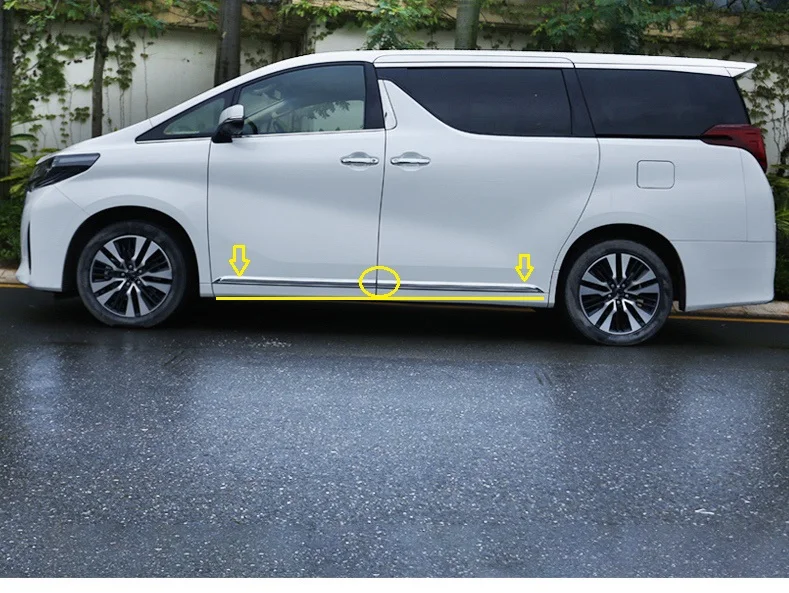 2016 2020 автомобильные аксессуары Стайлинг для Toyota Alphard Vellfire 30 серия корпус дверь