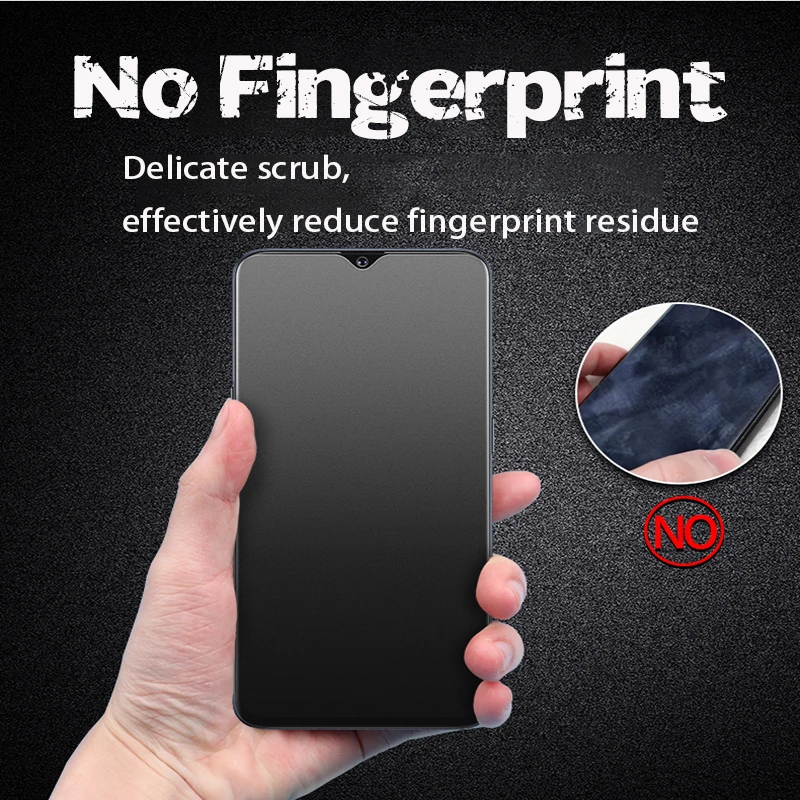 Matte Phone Glass For Xiaomi Mi 8 Lite Explorer 9 CC9 Phone Screen Protector For Redmi Note 7 8 Pro 8 8A K20 Pro No Fingerprint