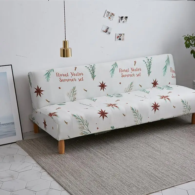 

Sofa Cover Without Armrest Fashion Modern Printed Elastic All-inclusive Sofa Bed Slipcover Furniture Protector Cover 1pcs